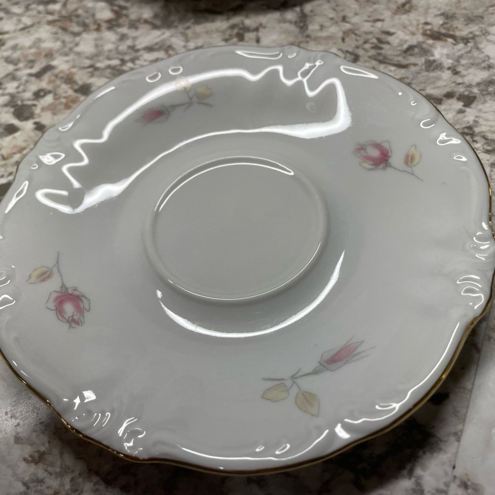 1940’s Winterling Bavaria Germany ~ 6 Fine Porcelain China Teacups & Saucers~ - Picture 13 of 16